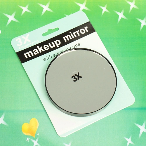 Зеркало косметическое увеличивает в 3 раза D-8_6