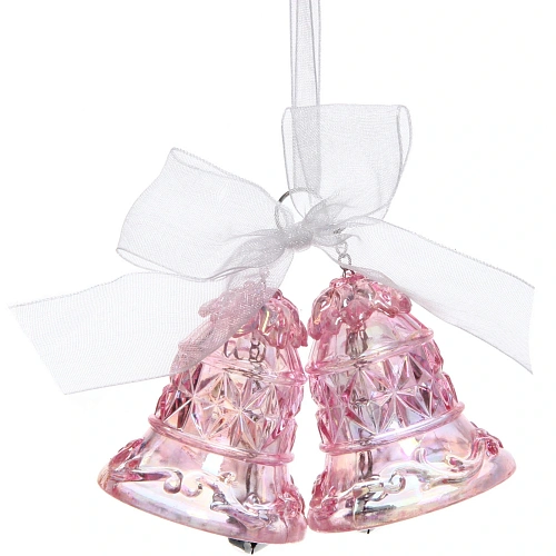 Подвеска Хрустальные колокольчики 510 см, Розовый_2