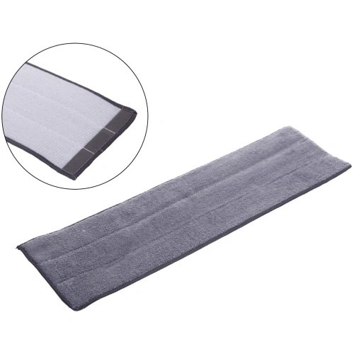 Насадка для швабры из микрофибры 42*12см два кармана