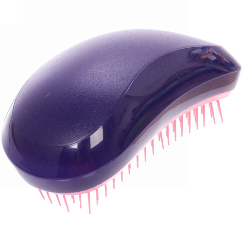 Расческа массажная компактная Mila Mi, цвет, фиолетовыйрозовый,  712см_5