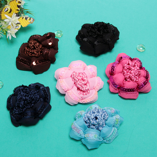 Сетка на пучок Ballet style - Блеск, микс 6 цветов, d-10см_4