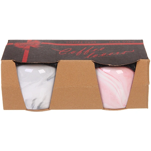 Кружка керамическая 320мл в наборе 2шт, круглая_5