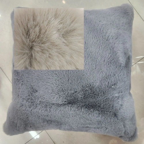 Чехол для декоративной подушки "SOFI", 43*43 см, иск. мех, цвет бежевый