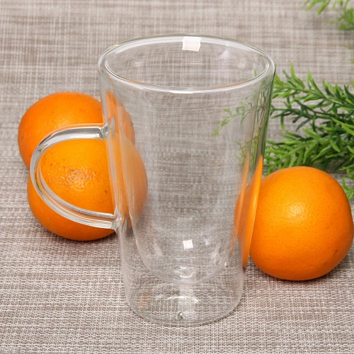 Кружка стеклянная с двойными стенками 450мл Хай-Тек для латте_6