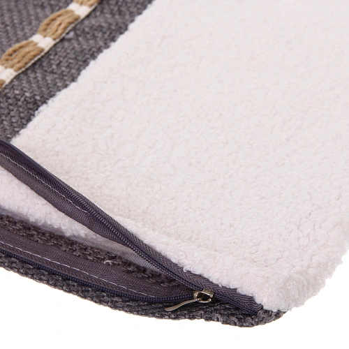 Чехол для декоративной подушки DEFA, 4343 см, цвет серый_6