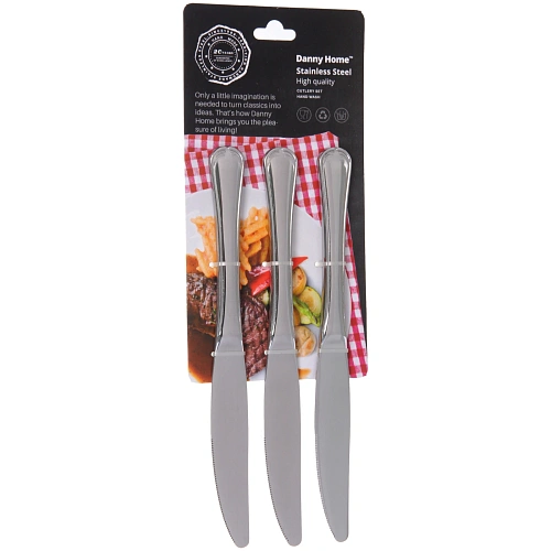 Набор столовых ножей 3шт GASTRO на блистере_2