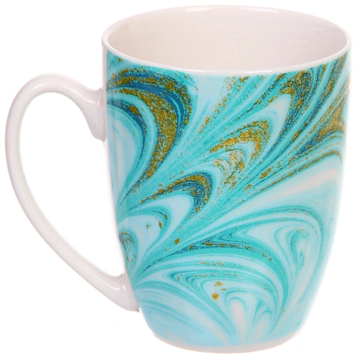 Кружка керамическая 350мл Малахит_8