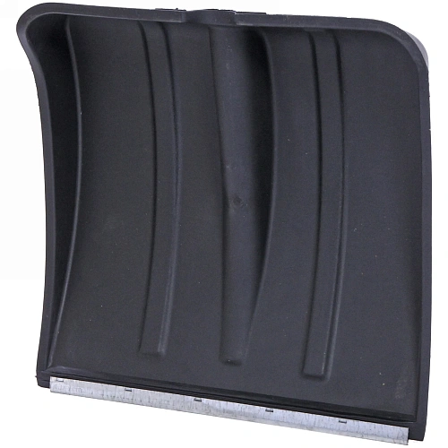 Лопата снеговая "Метель-1" 385*380 мм,пластик. с оцинк.планкой, d-32