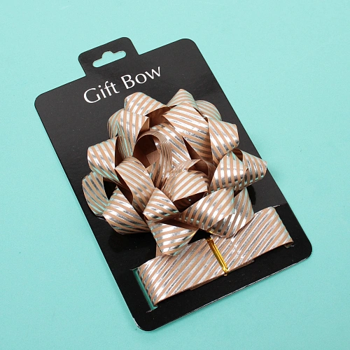 Набор для декорирования Параллели судьбы бант 2см, лента 2,5см (3м), Серебро_3