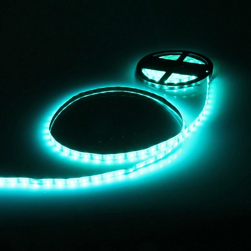 Лента светодиодная самоклейка 5м10мм, 300 ламп LED, 7 цветов, с пультом, степень защиты IP64  (арт542-133)_17