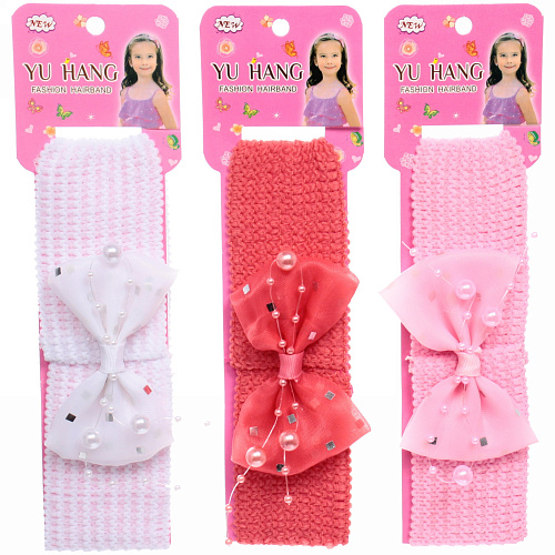 Повязка на голову детская на блистере Little Krasa - Эшли, 6 цветов, 3,517 см_17