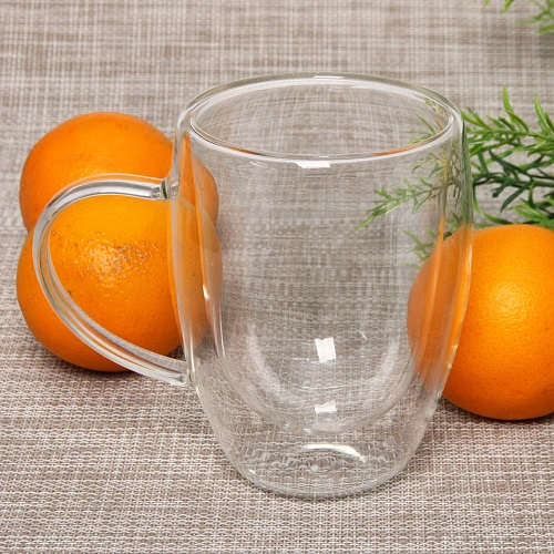 Кружка стеклянная с двойными стенками 350мл Хай-Тек высокая_6