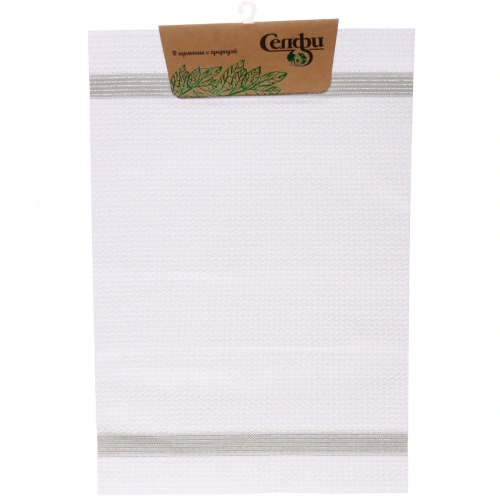 Салфетка на стол 30*45см "Ромоло" плетеная белая