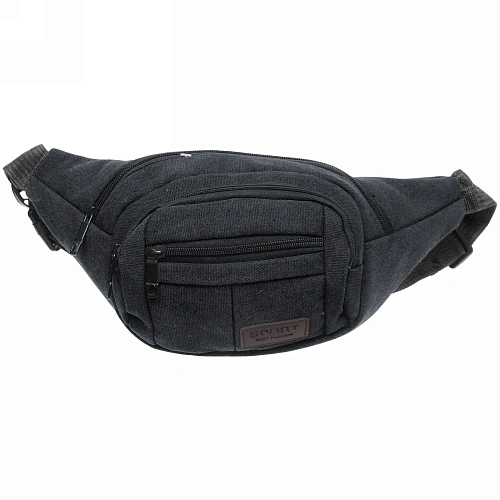 Сумка на пояс Sport leader - Street Fashion, 4 кармана, цвет черный, 35166см_6