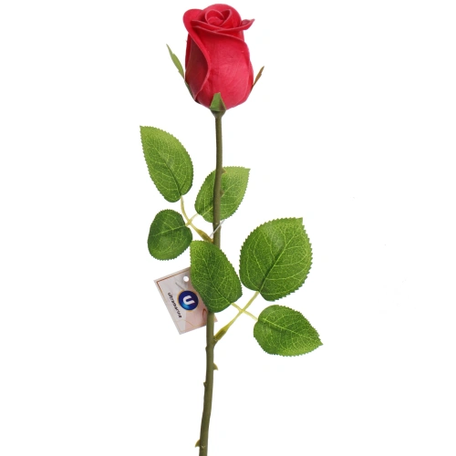 Цветок искусственный "Natur" 45см Роза фуксия