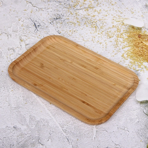 Поднос бамбуковый для подачи блюд SHEF 3019,5см_4