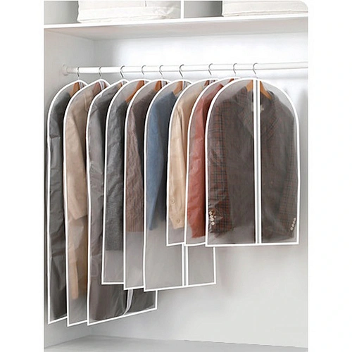 Чехол для одежды ИДЕЯДОМА, цвет белый  прозрачный, 60100см (пакет)_7