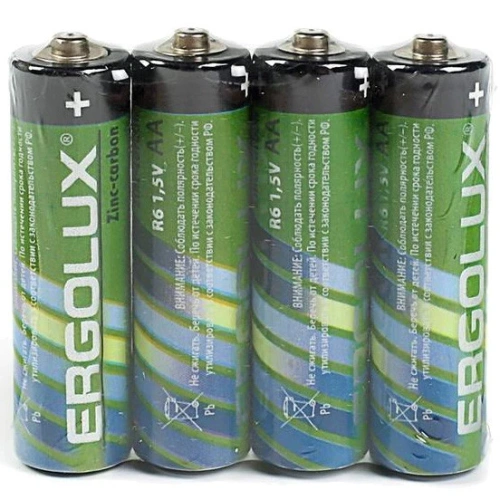 Батарейка R 6 Ergolux б/б 4S (60/960)