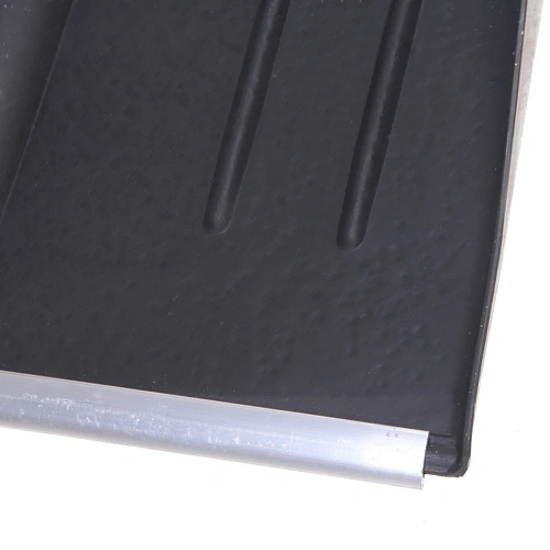 Лопата снеговая пластиковая 410400 мм, с алюмпланкой, с металлчеренком и V-ручкой, d=32_3